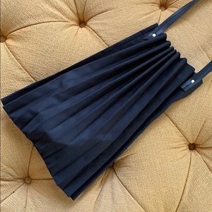 Pleated Shopping Tote, Heavy Poly Canvas, Oragami